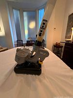 Full view of SKLZ pitching machine on table