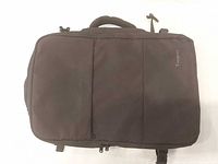 Front view of black Taygeer backpack