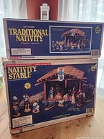 Boxes for Traditional Nativity figure kit 21205 and Nativity Stable kit 21250