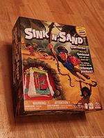 Front of Sink N' Sand box