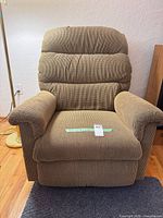 Front view of La-Z-Boy recliner showing overall design and condition