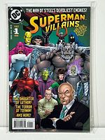 Front view of bagged comic showing full cover art and condition