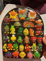 Full front view of display card showing complete set of magnets