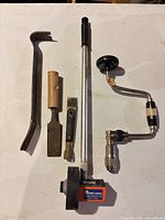 All items laid out for size reference