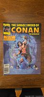 Full front cover of The Savage Sword of Conan #201