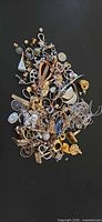 Full view of assorted jewelry pile