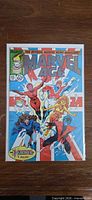 Front cover of Marvel Age #60 in protective bag and board
