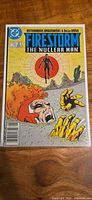 Front cover of Firestorm #74 in bag and board