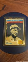 Front of Ty Cobb All-Time Batting Leader Topps card in top loader