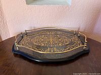 Top view of tray showing full design and handles