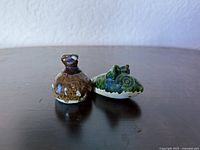 front view of both ceramic whistles