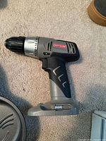 Side view of Craftsman cordless drill without battery attached