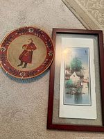 Plate and framed print overview