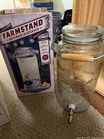 Retail box showing Farmstand Beverage Dispenser details