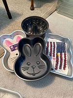 Group shot showing all five bakeware items
