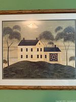 Full view of framed Warren Kimble house print