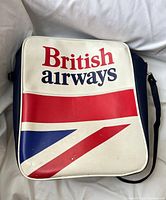 Front view showing British Airways logo and flag graphic