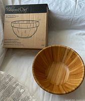 Box and bowl top view