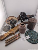 Group shot of all items in lot