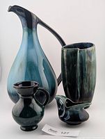 Group shot of all four Blue Mountain Pottery pieces