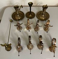 overview of all items on table