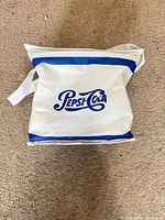 Pepsi-Cola white and blue soft cooler