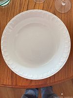 9-inch bowl with ruffled rim