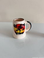 Florida souvenir ceramic mini mug front view