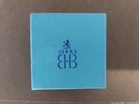 Birks blue square presentation box closed