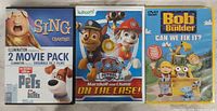 Front covers of all three DVD cases