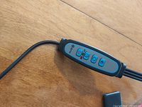 Inline controller showing buttons
