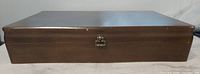 Closed wooden case
