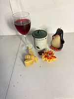 Group shot of all five candles