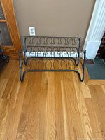 Front view of one boot rack freestanding