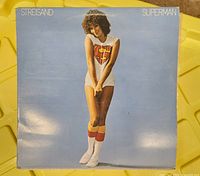 Front cover of Barbra Streisand Superman LP showing full sleeve