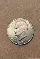 Obverse showing portrait of Dwight D. Eisenhower dated 1971