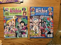 Front covers of two Life With Archie magazine comics
