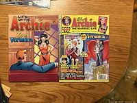 Front covers of “Loves Veronica” and alternate Life With Archie variant
