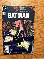 Front cover of Batman #406 comic showing title, creators, artwork