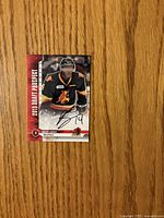 Front of Jordan Subban autograph card