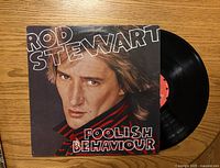 Front sleeve and record partially visible