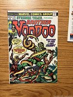 Front cover of Strange Tales #170 comic featuring Brother Voodoo, 20¢ price, Marvel Comics Group banner