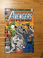 Front cover of The Avengers #191 showing characters and Grey Gargoyle