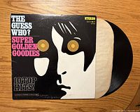 Front cover and record partially exposed