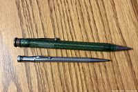 Both mechanical pencils side by side showing design, size and condition