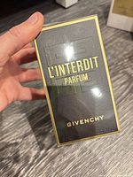 Front view of sealed Givenchy L'Interdit Parfum box
