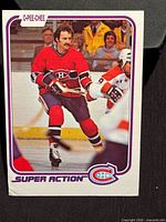 Front of Larry Robinson O-Pee-Chee card showing image, logo, and Super Action label
