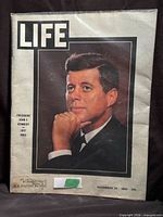 Front cover of Life Magazine in sleeve