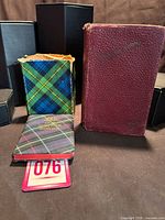Agenda and Scottish Songs book with slipcase shown front view