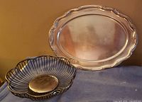 Both serving pieces side by side